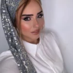 מטפחת לונג פייט מודפס אפור