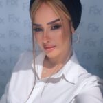 מטפחת לונג לייקרה בשילוב ניטים