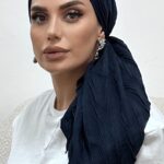 מטפחת מרובעת קיפולים נייבי